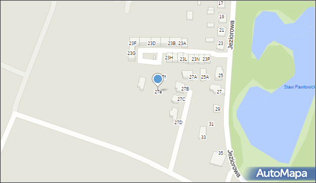Wrocław, Jeziorowa, 27e, mapa Wrocławia