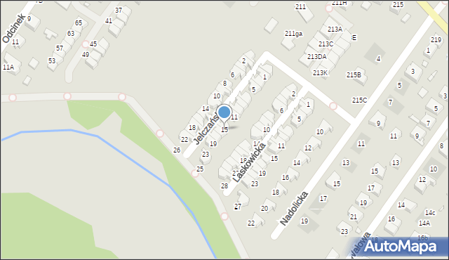 Wrocław, Jelczańska, 15, mapa Wrocławia