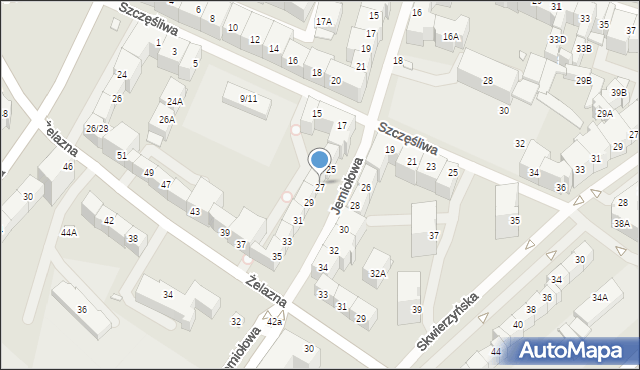 Wrocław, Jemiołowa, 27, mapa Wrocławia