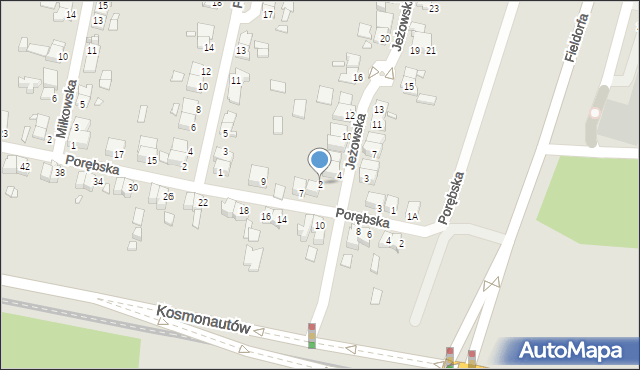 Wrocław, Jeżowska, 2, mapa Wrocławia