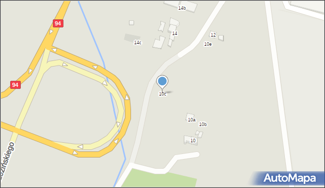 Wrocław, Jerzmanowska, 10c, mapa Wrocławia