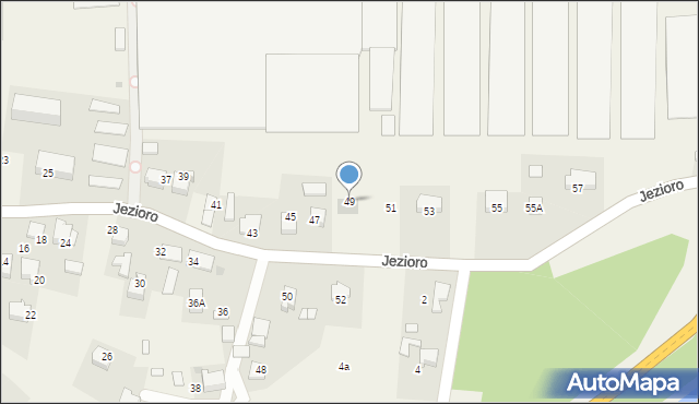 Zaborze, Jezioro, 49, mapa Zaborze