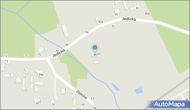 Zgierz, Jedlicka, 65, mapa Zgierz