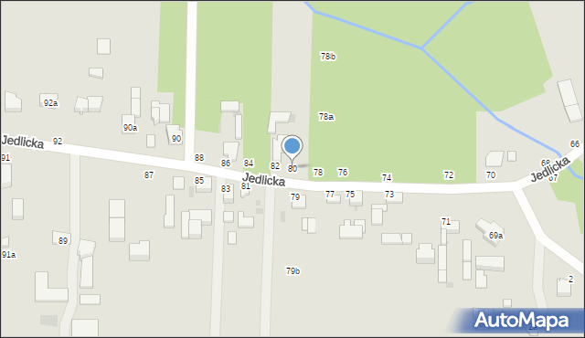 Zgierz, Jedlicka, 80, mapa Zgierz