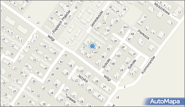 Zgorzała, Jemiołuszki, 14, mapa Zgorzała