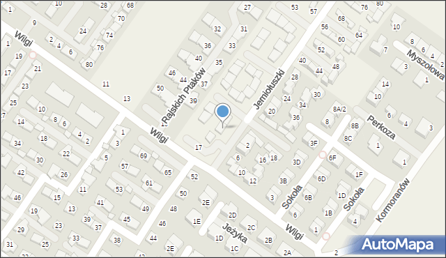 Zgorzała, Jemiołuszki, 9, mapa Zgorzała