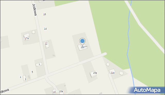 Biały Bór, Jodłowa, 12c, mapa Biały Bór