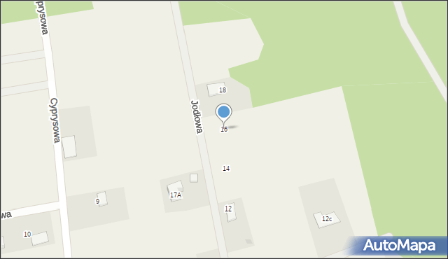 Biały Bór, Jodłowa, 16, mapa Biały Bór