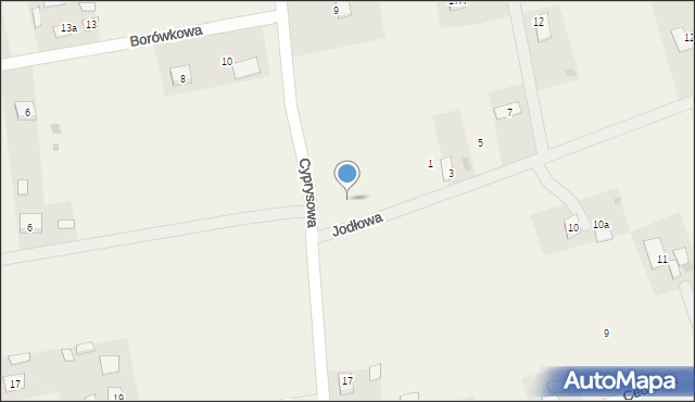 Biały Bór, Jodłowa, 1a, mapa Biały Bór