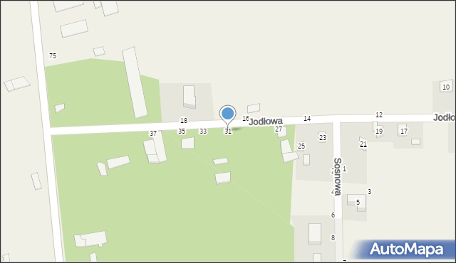 Biskupice, Jodłowa, 31, mapa Biskupice