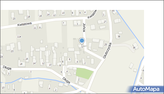 Bogdanowice, Jońca Kazimierza, ks., 1, mapa Bogdanowice