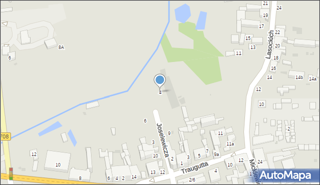 Brzeziny, Joselewicza Berka, płk., 4, mapa Brzeziny