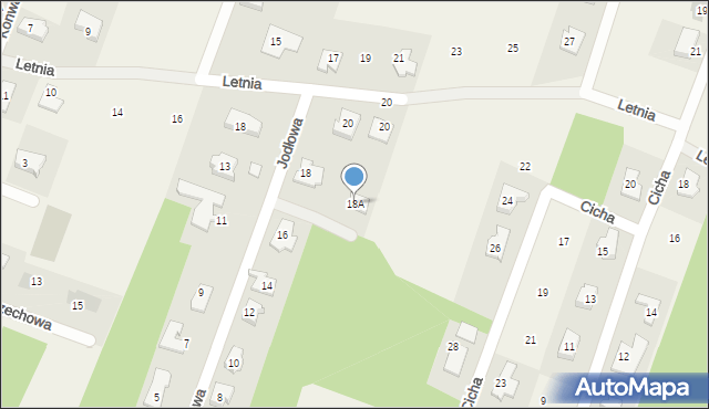 Cekanowo, Jodłowa, 18A, mapa Cekanowo