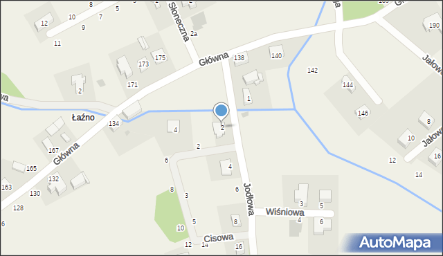 Chwałowice, Jodłowa, 2, mapa Chwałowice