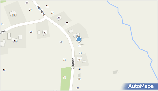 Czechówka, Jordana, 41, mapa Czechówka