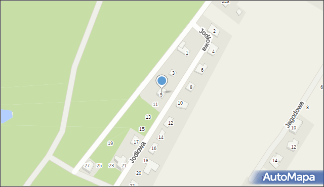 Czernikowo, Jodłowa, 9, mapa Czernikowo