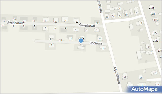 Dąbcze, Jodłowa, 3, mapa Dąbcze