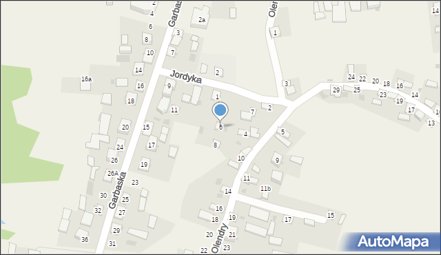 Filipów, Jordyka, 6, mapa Filipów