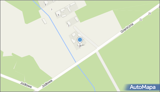 Franciszków, Jodłowa, 19, mapa Franciszków