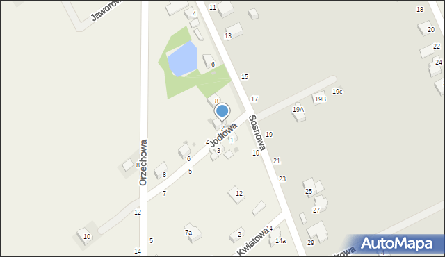 Gęsiniec, Jodłowa, 2, mapa Gęsiniec