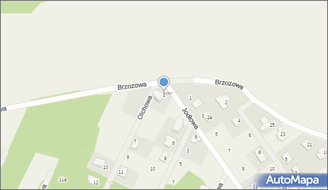 Górki, Jodłowa, 2, mapa Górki