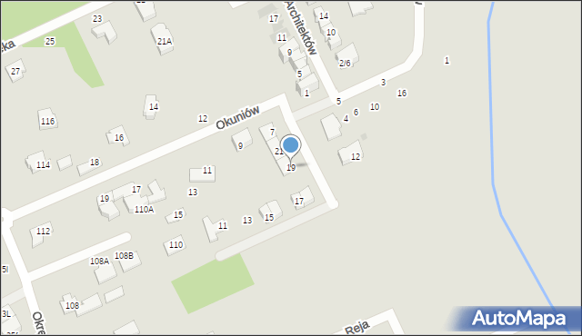 Grodzisk Mazowiecki, Jordanowicka, 19, mapa Grodzisk Mazowiecki