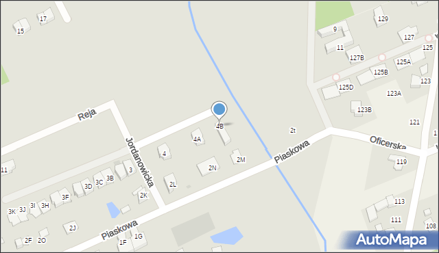 Grodzisk Mazowiecki, Jordanowicka, 4B, mapa Grodzisk Mazowiecki