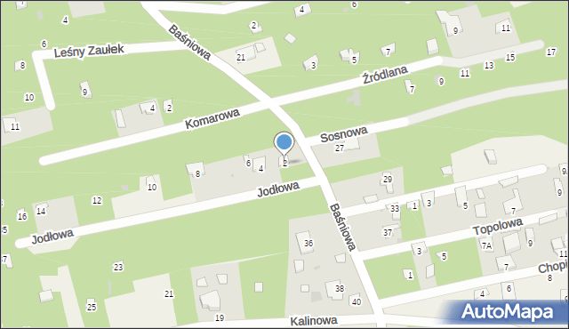 Groszowice, Jodłowa, 2, mapa Groszowice