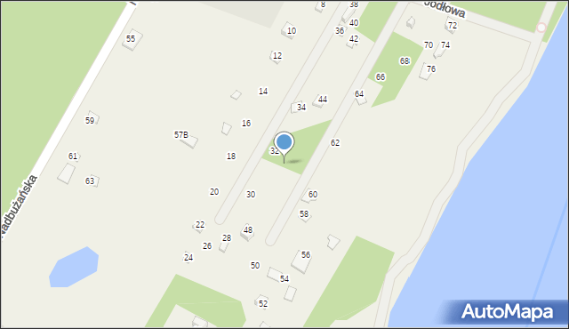 Gulczewo, Jodłowa, 46, mapa Gulczewo