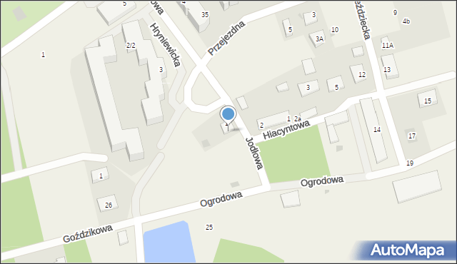 Ignatki-Osiedle, Jodłowa, 1A, mapa Ignatki-Osiedle