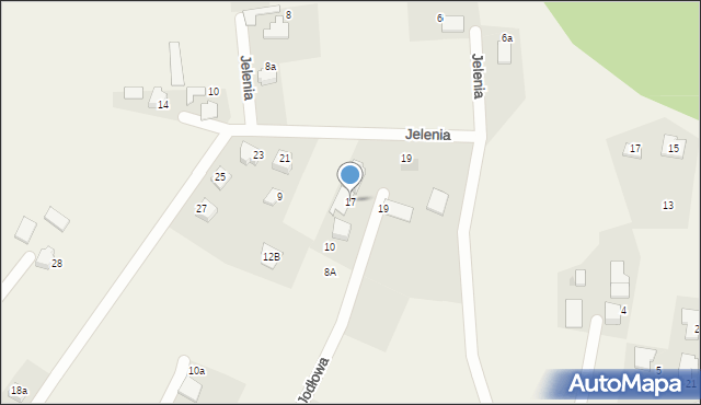 Jankowice, Jodłowa, 17, mapa Jankowice