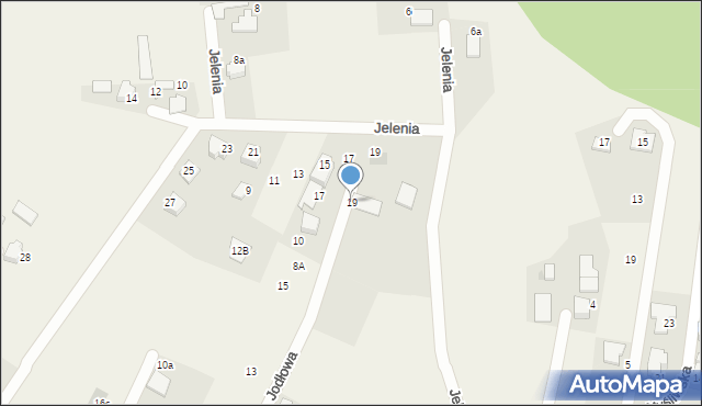 Jankowice, Jodłowa, 19, mapa Jankowice