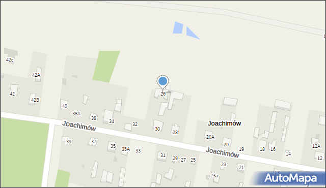 Joachimów, Joachimów, 26, mapa Joachimów