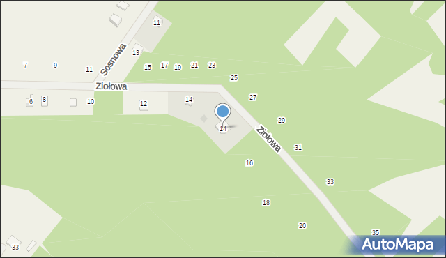 Joachimów-Mogiły, Joachimów-Mogiły, 14, mapa Joachimów-Mogiły