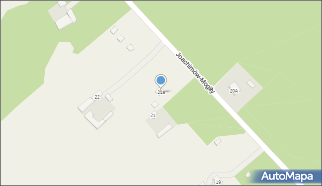 Joachimów-Mogiły, Joachimów-Mogiły, 21a, mapa Joachimów-Mogiły