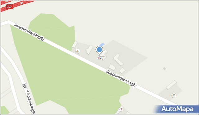 Joachimów-Mogiły, Joachimów-Mogiły, 40, mapa Joachimów-Mogiły