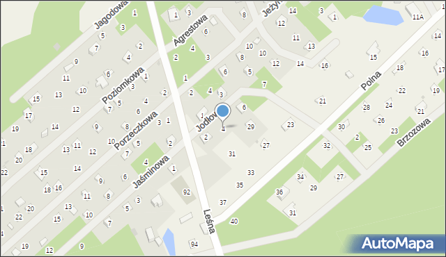 Joachimów-Mogiły, Jodłowa, 4, mapa Joachimów-Mogiły