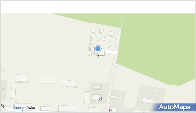 Joachimówka, Joachimówka, 22, mapa Joachimówka