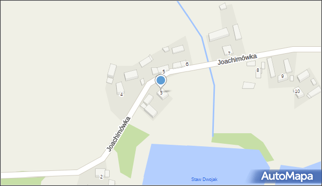 Joachimówka, Joachimówka, 3, mapa Joachimówka