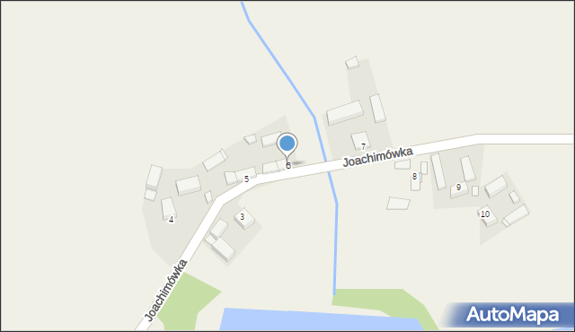 Joachimówka, Joachimówka, 6, mapa Joachimówka