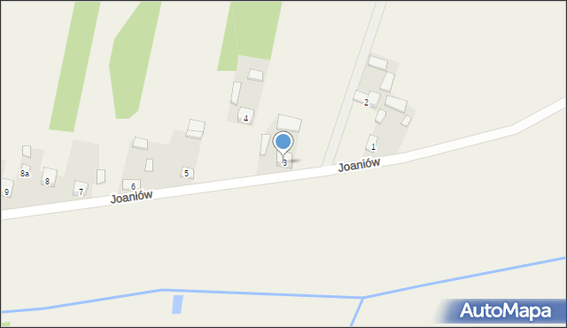 Joaniów, Joaniów, 3, mapa Joaniów