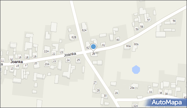 Joanka, Joanka, 26, mapa Joanka