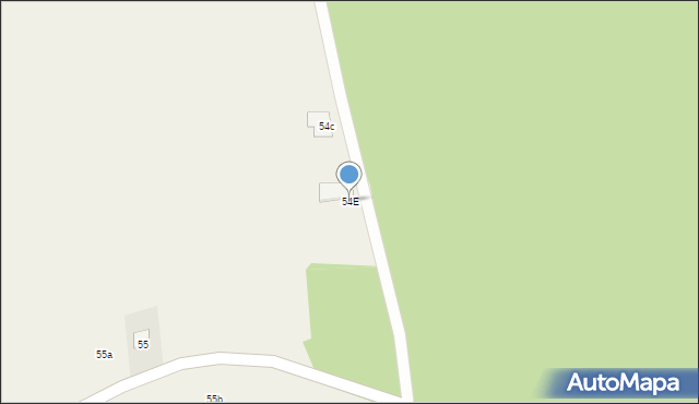 Joanka, Joanka, 54E, mapa Joanka