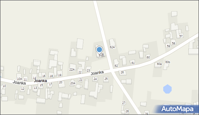 Joanka, Joanka, 64, mapa Joanka