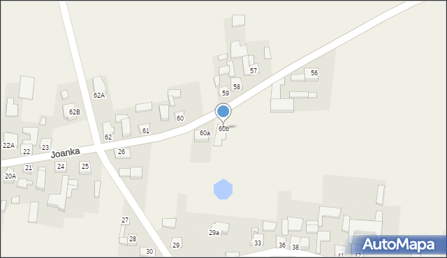 Joanka, Joanka, 60b, mapa Joanka