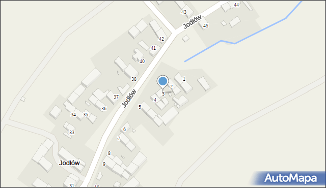Jodłów, Jodłów, 3, mapa Jodłów