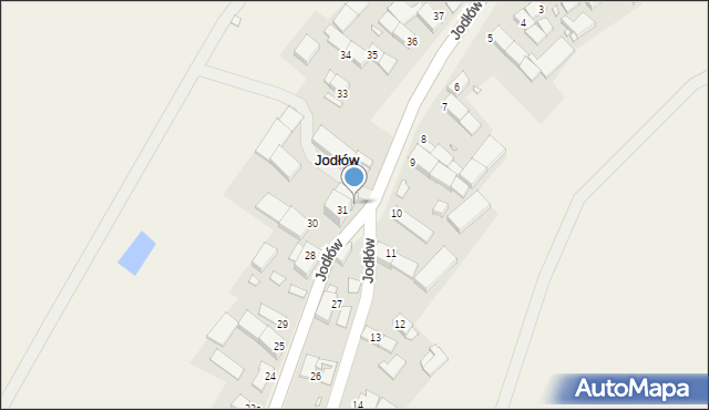 Jodłów, Jodłów, 32, mapa Jodłów
