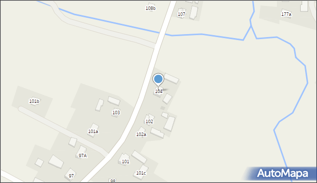 Jodłowa, Jodłowa, 104, mapa Jodłowa