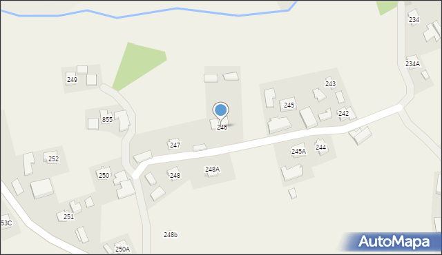 Jodłowa, Jodłowa, 246, mapa Jodłowa