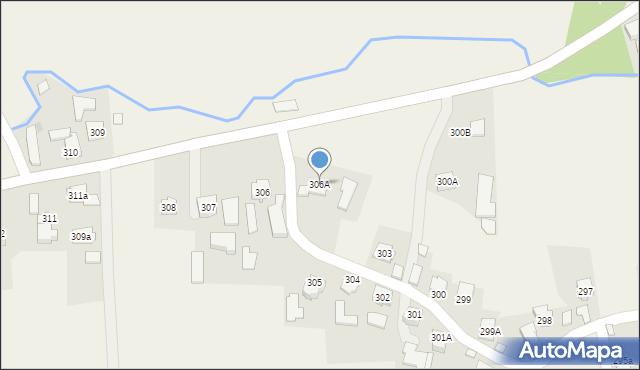 Jodłowa, Jodłowa, 306A, mapa Jodłowa